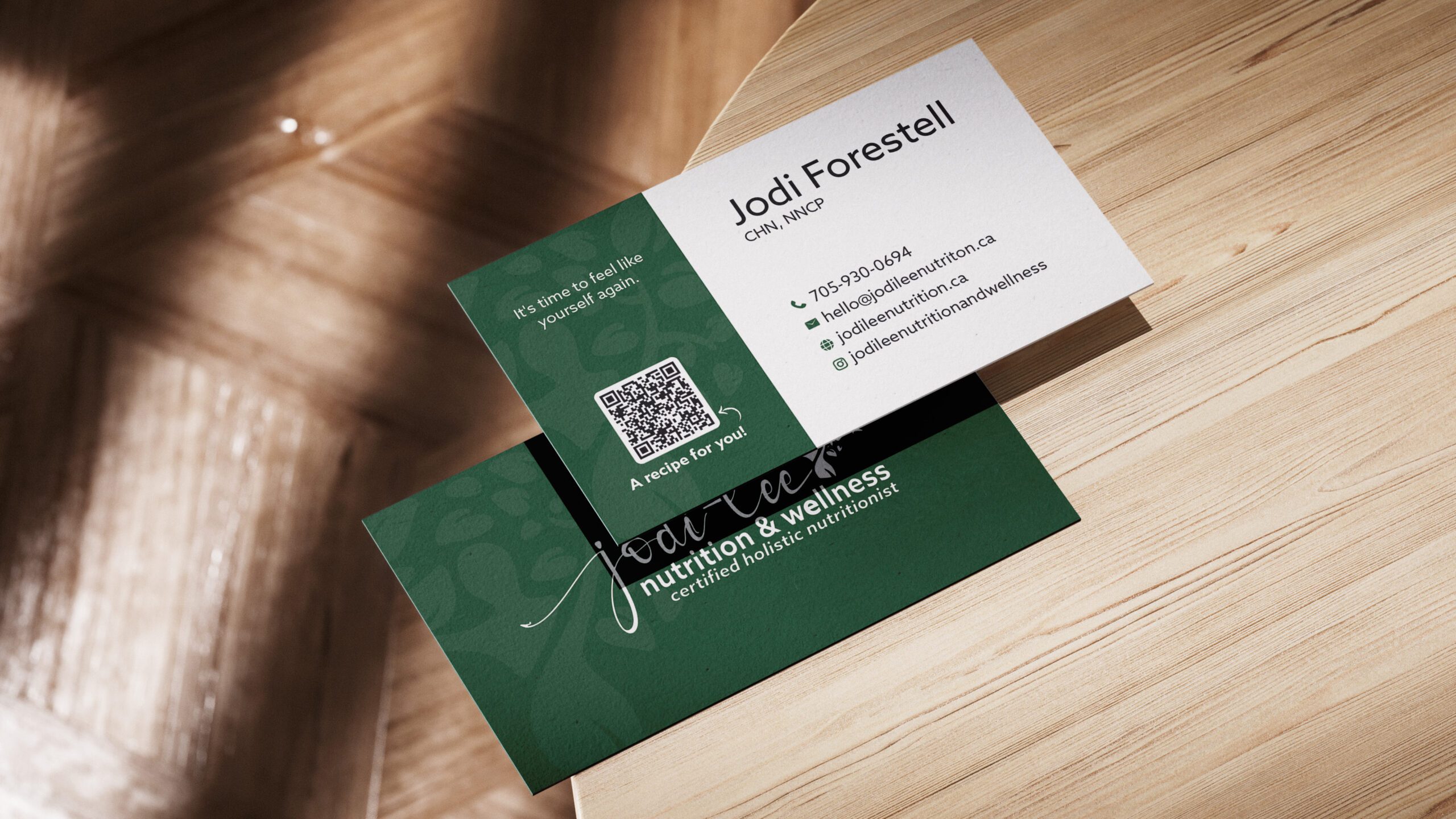 Business Cards – Jodi-lee Nutrition & Wellness